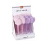 Caneta Gel Apagável Fluffly C/ Pompom Lilás BRW
