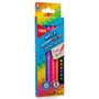 Caneta Hidrocor 6 Cores Tons Neon Mega Hidro Color Tris