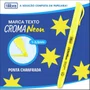 Caneta Marca Texto Croma Neon Amarelo Tilibra