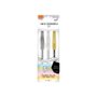 Canetas Gel 1,0mm 3 Cores Branca, Prata e Dourada Soul Brw
