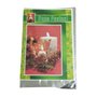 Cartão Natal Natal Pop 27 JI Cart - Velas em Fundo Vermelho