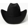 Chapéu Cowboy Preto Adulto – Ref. 1624ZZ-BLK