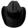 Chapéu Cowboy Preto Adulto – Ref. 1624ZZ-BLK