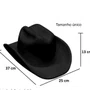 Chapéu Cowboy Preto Adulto – Ref. 1624ZZ-BLK