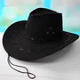 Chapéu Cowboy Preto Adulto – Ref. M-231390