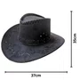 Chapéu Cowboy Preto Adulto – Ref. M-231390