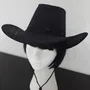 Chapéu Cowboy Preto Adulto – Ref. M-231390