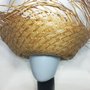 Chapéu de Palha Natural Desfiado Bazar Importadora