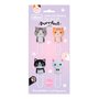 Clips Decorado Purrfect Cats 51mm C/ 04 Unidades Tilibra