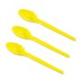Colher de Sobremesa Amarela C/50 Unidades Prafesta