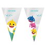 Cone Festa Compose Baby Shark 18x30 C/ 50 Un