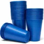 Copo Descartável 200ml Azul 25 Unidades Kaixote