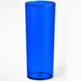 Copo Long Drink Azul Translucido Unidade 350ml Massari