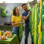 Cordão Metaloide Verde e Amarelo 10m