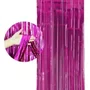 Cortina Metaloide Pink 1m x 2m Partiu Festa