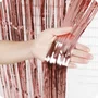 Cortina Metaloide Rose Gold 1m x 2m  Partiu Festa