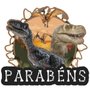 Decoração de bolo Reino dos Dinossauros 1 pç  Regina