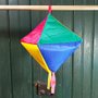 Enfeite Balão Junino Tecido Pequeno 20cm x 10cm Malibu Festas