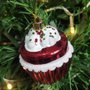 Enfeite Natalino Cupcake Vermelho 7cm Matsumoto