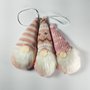 Enfeite Natalino Gnomo Rosa Listras 14cm Impulsetto