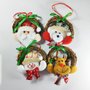 Enfeite Natalino Urso Polar Mini Guirlanda 10cm Impulsetto