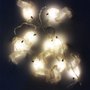 Enfeite Pisca Unicórnio 10 LEDs Branco 1,7M Bazar