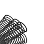 Espiral Plástico Preto 12mm p/ 70 Fls Unidade