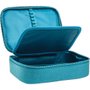 Estojo Box Azul Turquesa Academié Tilibra