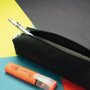 Estojo Escolar Uma Divisória Preto Basic DAC