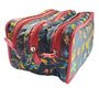 Estojo Três Divisórias Médio Vermelho Heróis Ac Bag
