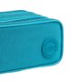 Estojo Triplo Liso Azul Turquesa Académie Tilibra