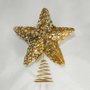 Estrela Ponteira de Árvore Ouro 15cm Matsumoto