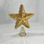 Estrela Ponteira de Árvore Ouro 15cm Matsumoto