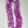 Festão Metaloide Rosa Pink 9cm X 2m Natalino Global