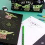Fichário Argolado Colegial Mandalorian Baby Yoda Star Wars