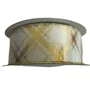 Fita Branco C/ Ouro 38mm Ref 1052396 Cromus Rolo C/ 4,57m