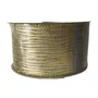 Fita Ouro Listras Ouro 63mm Aramada Ref 1073634 Rolo 9,14m Cromus
