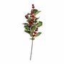 Flor Natalina Cereja Vermelha e Folhas Ref 1022767 Cromus