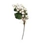 Flor Natalina Flor e Frutas Branca Ref. 1016233 Cromus
