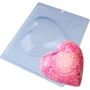 Forma Acetato Bombom Coração Liso 500 g Cód.28 BWB