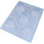 Forma Acetato Silicone Trufa Coração Detalhes 9917 BWB