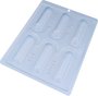 Forma Acetato Silicone Canudo Recheado Cód.10016 BWB