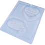 Forma Acetato Silicone Pop It Sorvete Coração Cód.10287 BWB