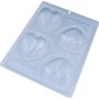 Forma Acetato Silicone Trufa Coração Lapidado Cód.9836 BWB
