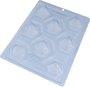 Forma Acetato Silicone Trufa pirâmide 6 Faces Cód.9780 BWB