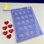 Forma Acetato Mini Coração Com Laço Cód.140 Porto Formas
