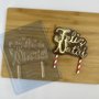 Forma Acetato Topo de Bolo Feliz Natal Cód.10385 BWB