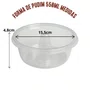 Forma Pudim com Tampa 550ml G 368 com 10 Unidades Galvanotek
