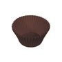 Forminha Forneavel Cup Cake Gde Marrom C/ 57un Ultrafest