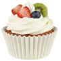 Forminha Forneavel CupCake Grande Branca C/ 45un Ultrafest